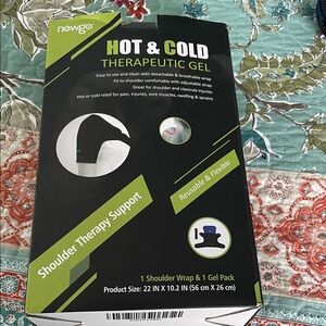 Black Hot & Cold Therapeutic Gel Pack